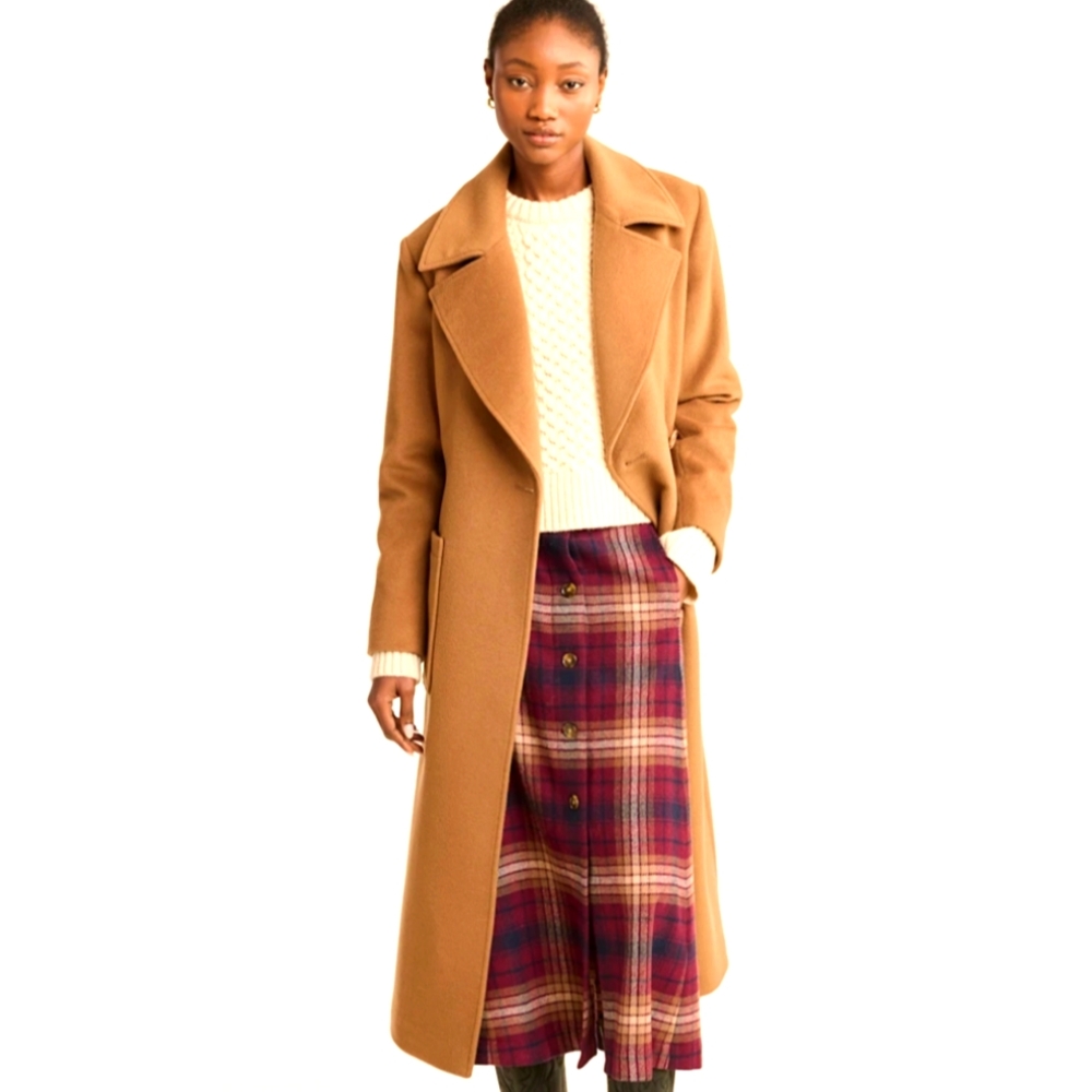 JENNY WAY TAN Overcoat ITALY - Picture 2 of 16